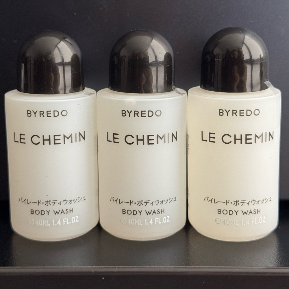 NEW Byredo Le Chemin Body Wash - 40mL / 1.4 fl. oz. (Set of 3)